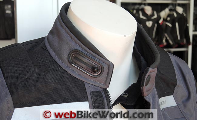 Rev'it Neptune GTX Jacket Neck and Chest