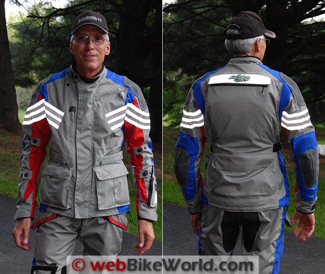 Teiz Motorsports Sahara Jacket Reflectivity