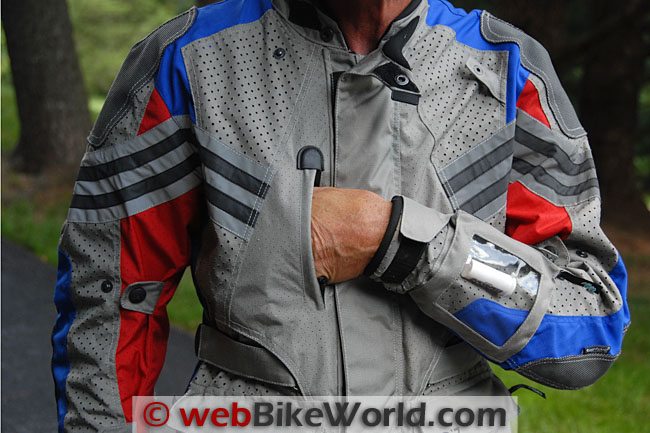 Teiz Motorsports Sahara Jacket Upper Front Pockets