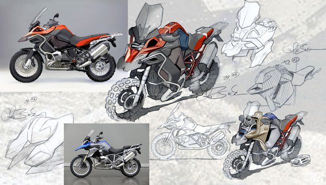 2014 BMW R1200GS Adventure Drawings