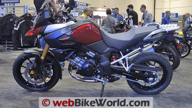 2014 Suzuki V-Strom ABS Left Side Red