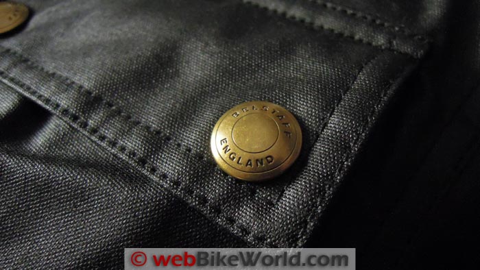 Belstaff Tourist Trophy Jacket Button Close-up