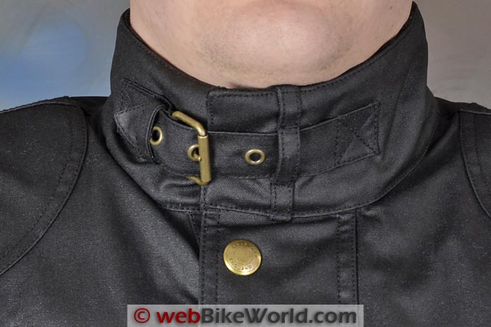 Belstaff Tourist Trophy Jacket Collar Close-up