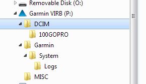 Garmin VIRB File System