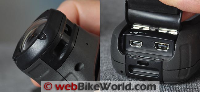 Garmin VIRB Lens and USB Ports