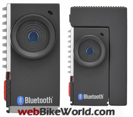 Sena Bluetooth Action Camera Front View With LCD Screen