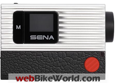 Sena Bluetooth Action Camera Side View