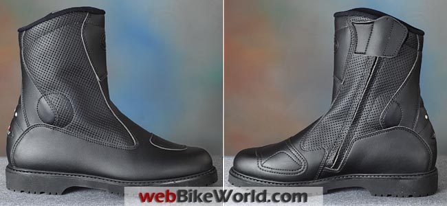 Sidi Traffic Air Boots Side Views