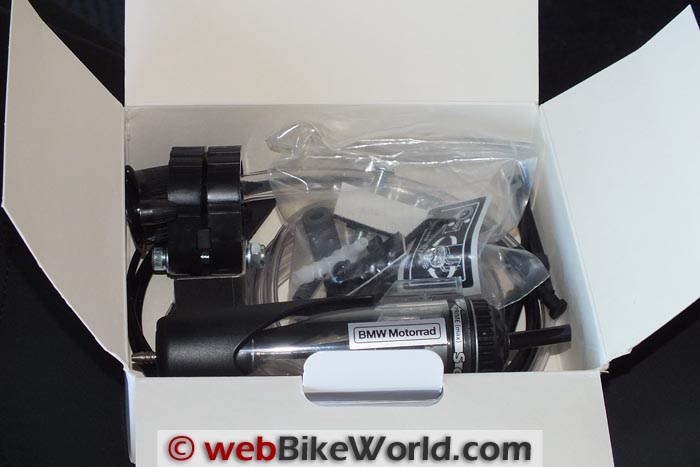 BMW Scottoiler Kit Contents in Box