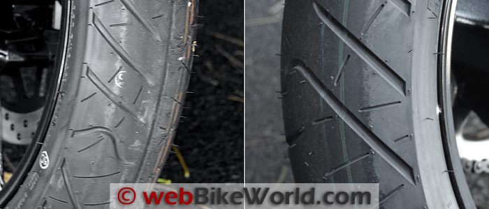 Suzuki GW250 Front and Rear Tires