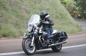 Moto Guzzi California cruisers dragging