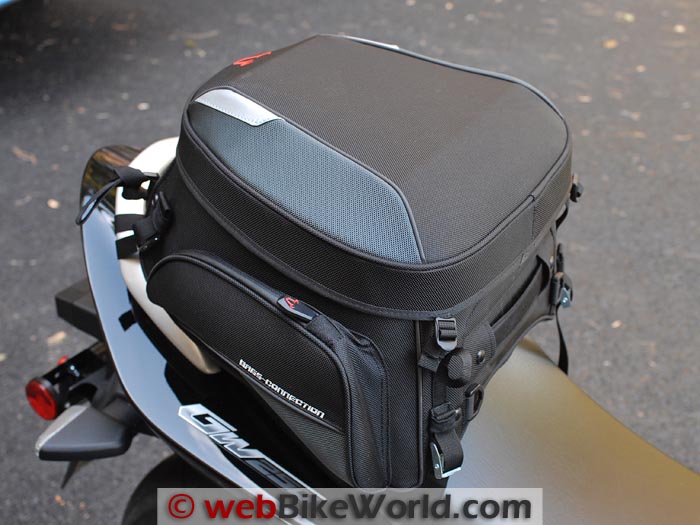 Bags-Connection EVO Rear Bag on Suzuki GW250