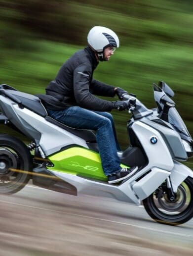 BMW electric C-Evolution scooter