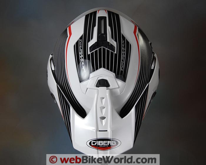 Caberg Tourmax Helmet Top View