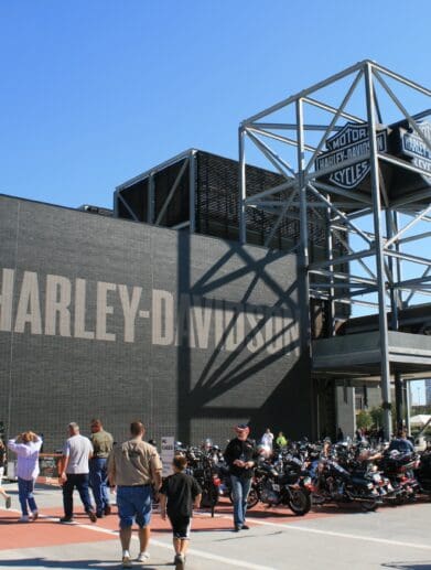 Harley-Davidson museum in Milwaukee