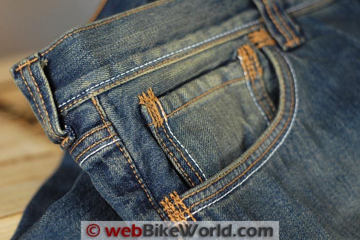 Rokker Original Jeans Stitching Close-up