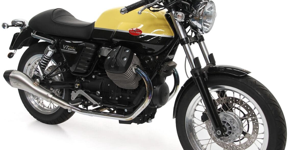 Moto guzzi v7 shop yellow