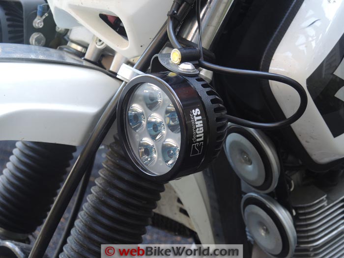 Clearwater Erica Light on Suzuki DR650