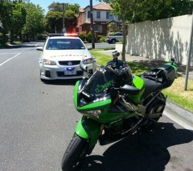 Matt's Kawasaki and the Victorian Police challenges GoPro helmet camera fine