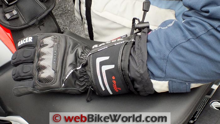 Racer Race Carbon Gloves Side View