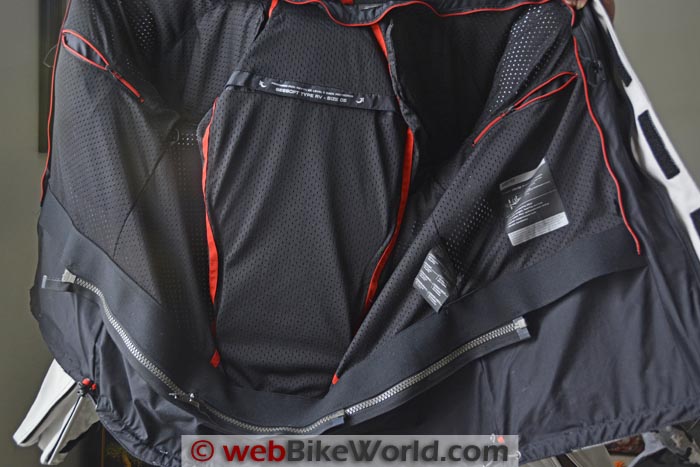 Rev'it Seesoft Back Protector in Poseidon Jacket