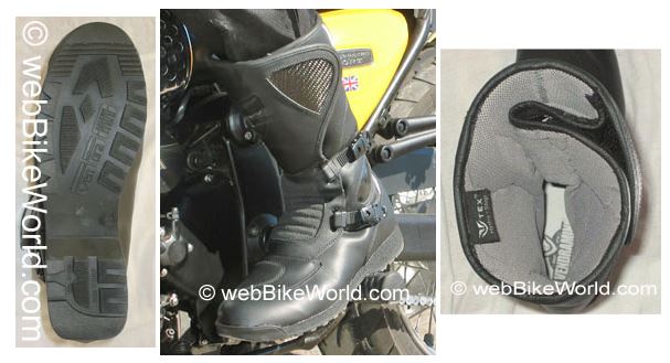 comfortable motorcycle boots for walking