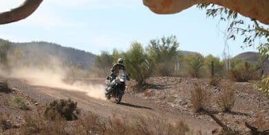 Charley Boorman rides the Moralana Gorge Rd