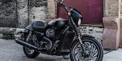 Harley-Davidson Street with custom accessories