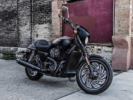 Harley-Davidson Street with custom accessories
