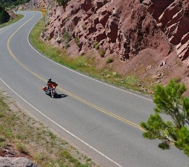 MotorbikeWriter on the "wrong" side of the road