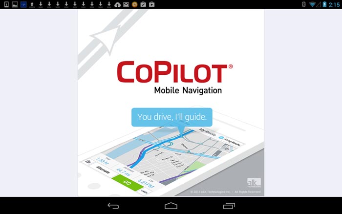 Copilot app screen