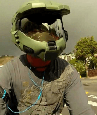 Custom Motorcycle Helmet Conversions - The Halo Motorcycle Helmet