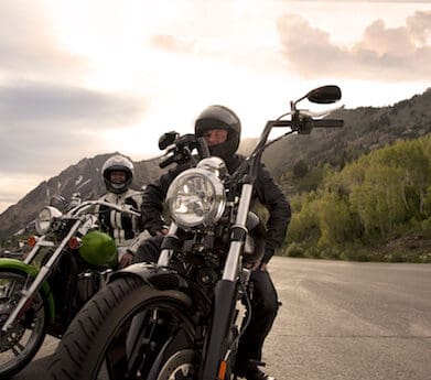 Motorcycle couple