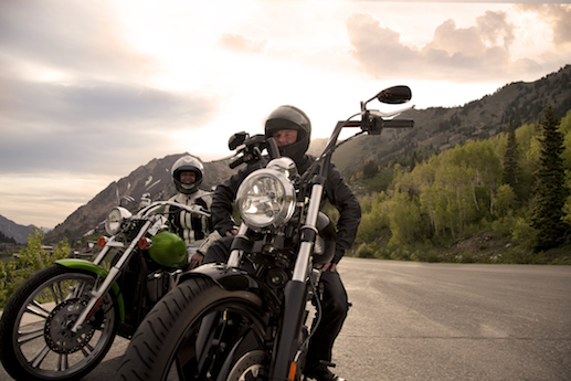 Motorcycle couple