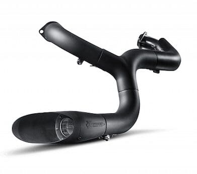 Akropovic Open-Line exhaust system on a Harley-Davidson Road King