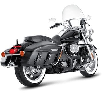 Akropovic Open-Line exhaust system on a Harley-Davidson Road King