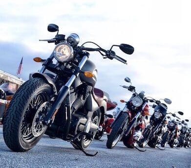 Victory Gunner at Daytona Bike Week