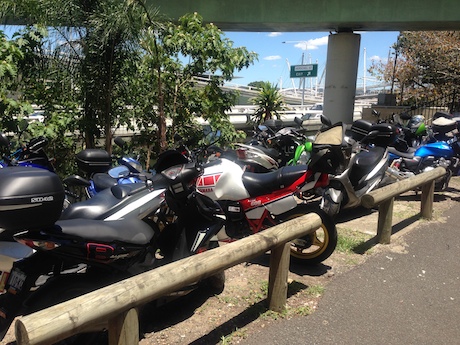 Brisbane free motorcycle parking CBD