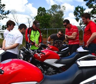 Learner riders - pre-ride check learn