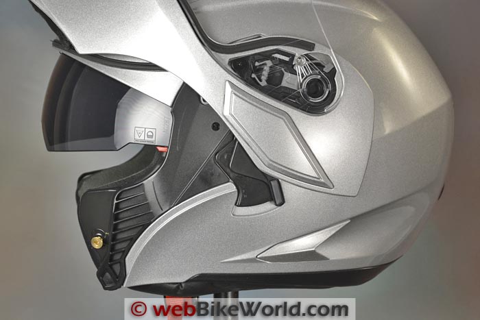 AGV Numo Evo Flip-up Visor Open