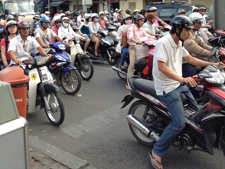 Motorcycles in asia pollution