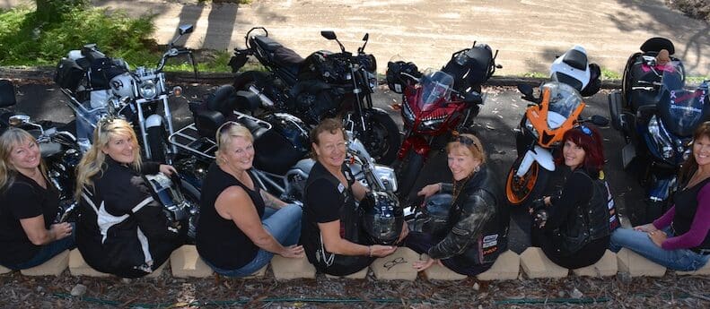 female motorcycle riders business