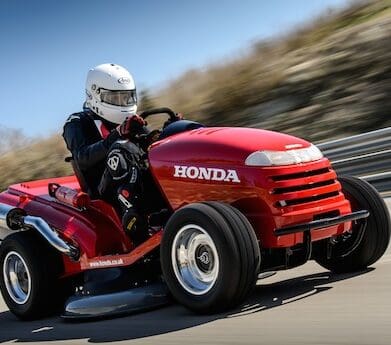 Honda VTR-powered Mean Mower