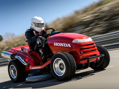 Honda VTR-powered Mean Mower