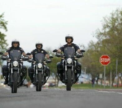 Fresno State University Police on Zero Motorcycles quietest