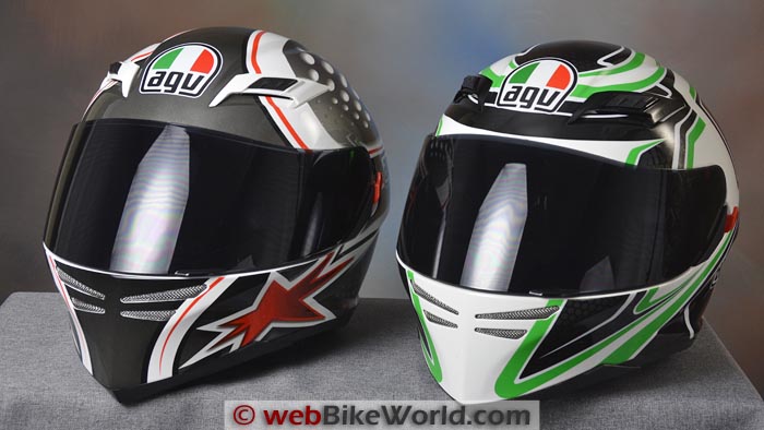 AGV Skyline vs. AGV Horizon Front View