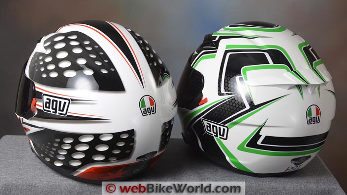 AGV Skyline vs. AGV Horizon Rear View