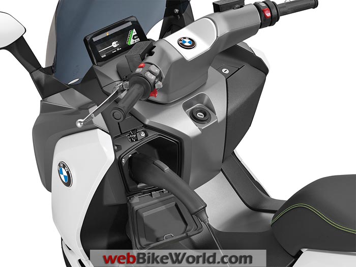 BMW C Evolution Scooter Charging