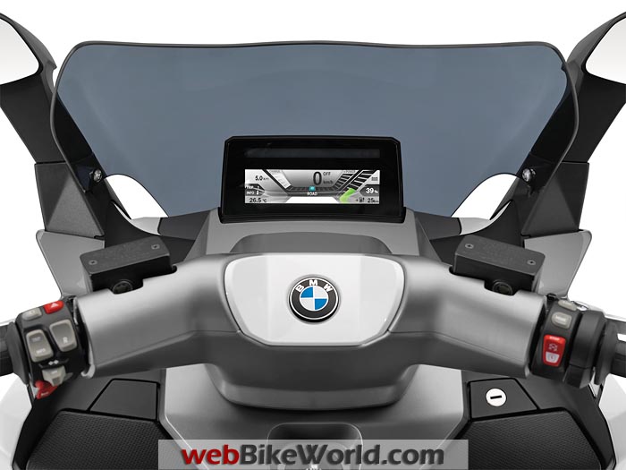 BMW C Evolution Scooter Instruments