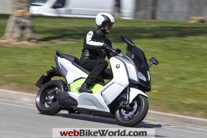 BMW C Evolution Scooter on the Road